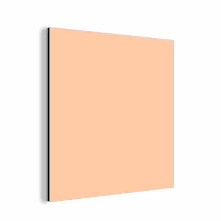 Aluminium schilderij - Apricot - Blush - Nude — 1