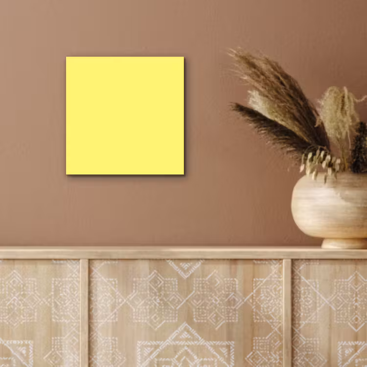 Aluminium schilderij - Buttery - Beige - Geel — 6
