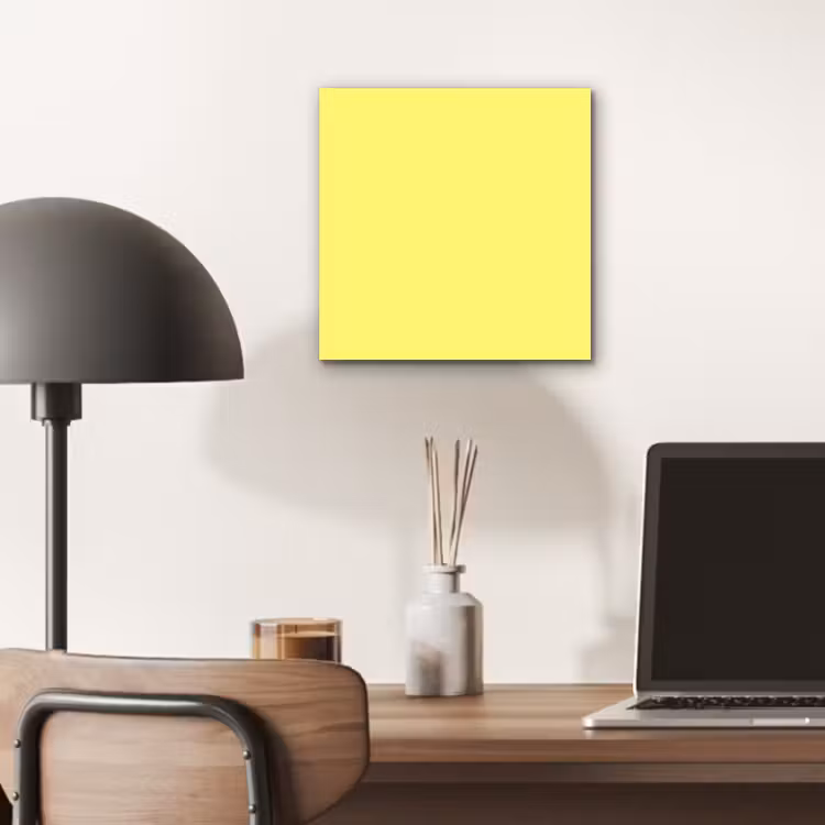 Aluminium schilderij - Buttery - Beige - Geel — 7