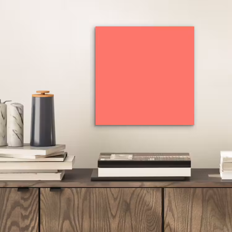 Aluminium schilderij - Coral - Punch - Koraal — 2