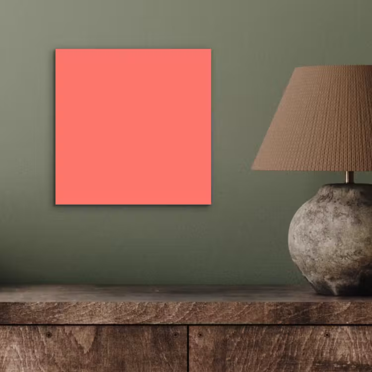 Aluminium schilderij - Coral - Punch - Koraal — 4