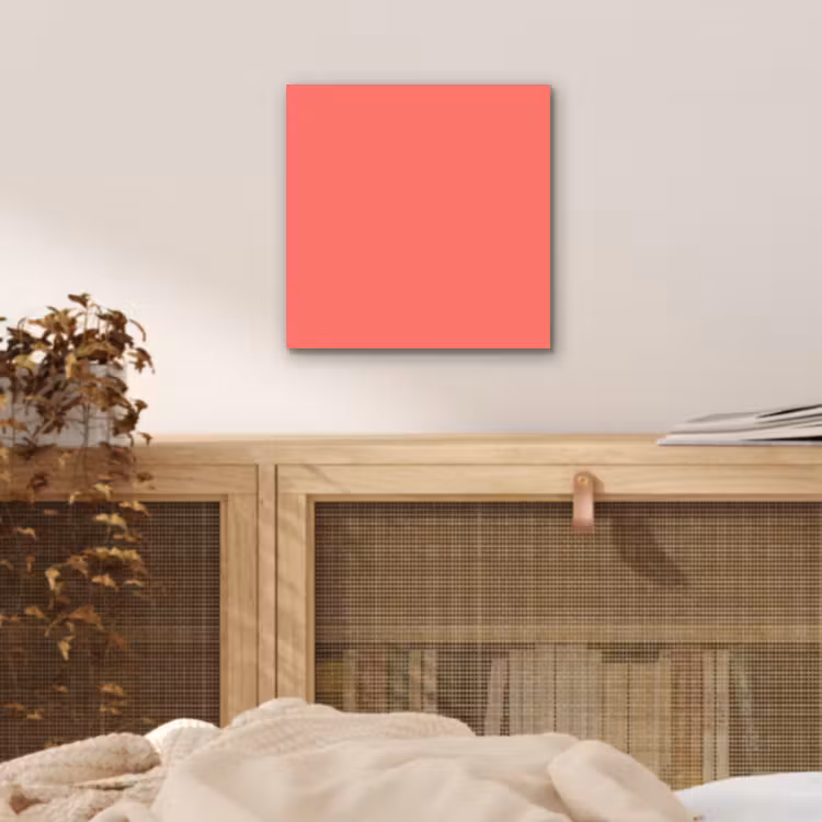 Aluminium schilderij - Coral - Punch - Koraal — 5