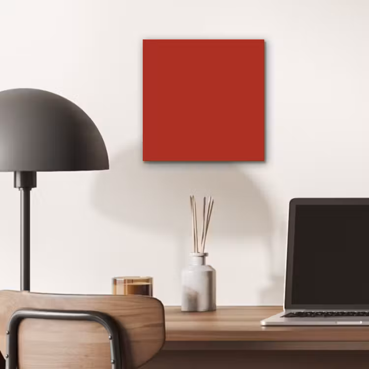 Aluminium schilderij - Deep - Crimson - Rood — 7