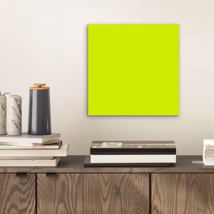 Aluminium schilderij - Electric - Lemon - Geel — 2