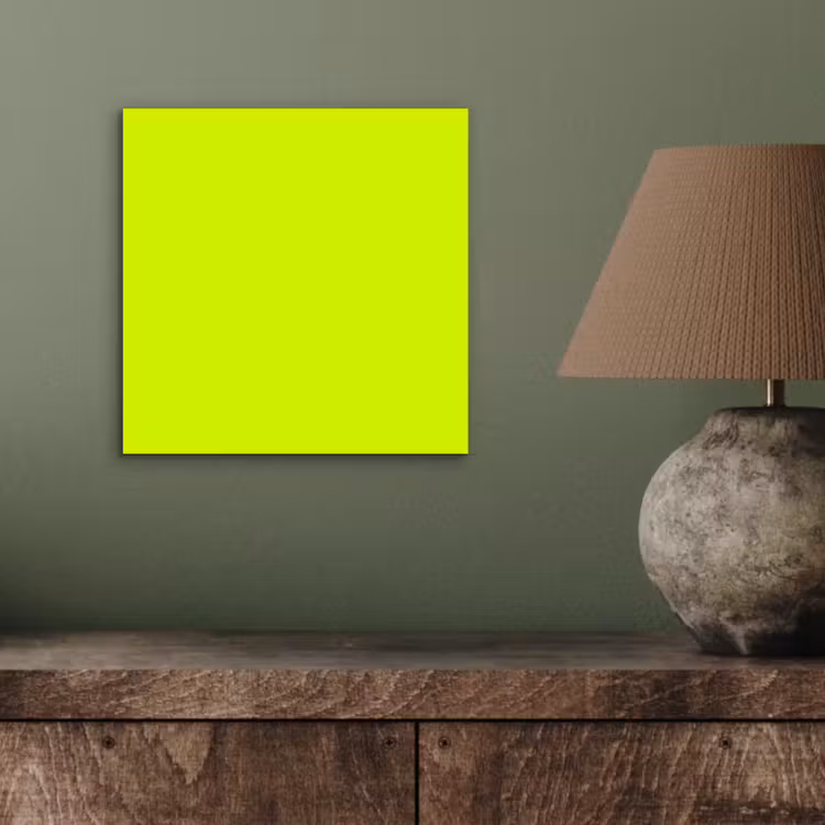 Aluminium schilderij - Electric - Lemon - Geel — 4