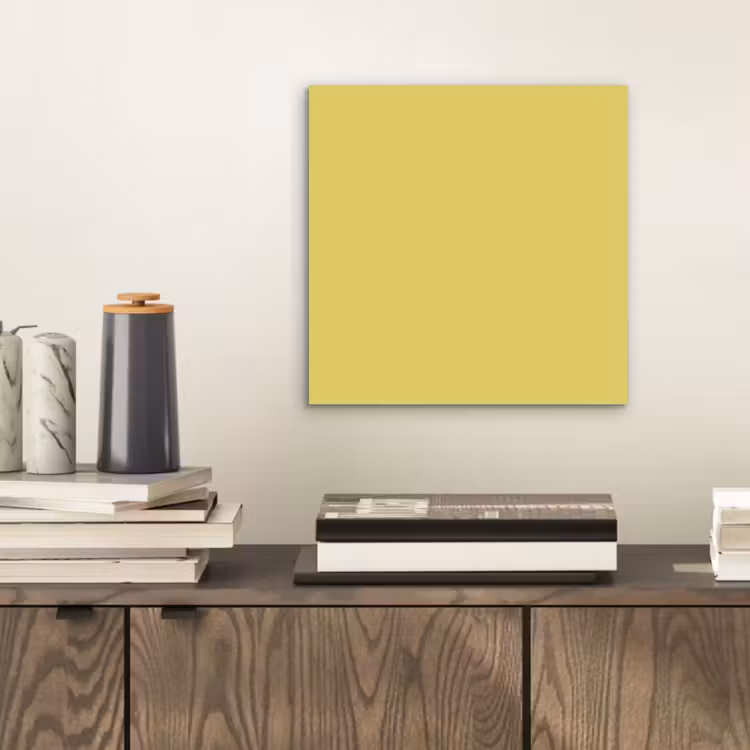 Aluminium schilderij - Golden - Ochre - Geel — 2