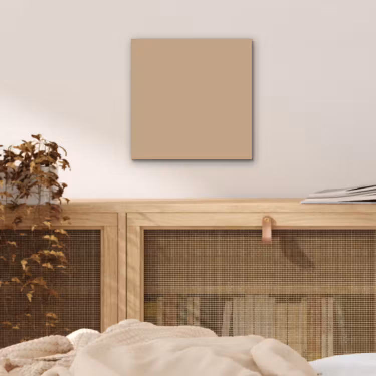 Aluminium schilderij - Soft - Taupe - Bruin — 5