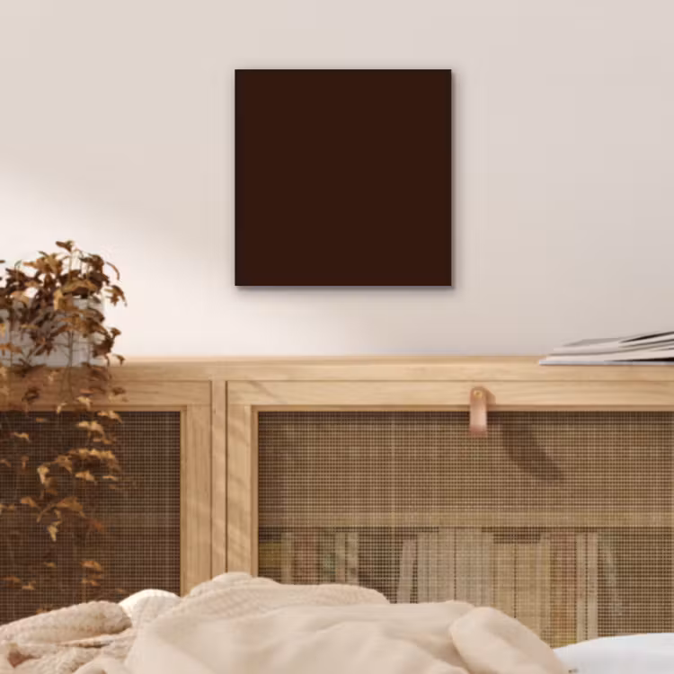 Aluminium schilderij - Dark - Chocolate - Bruin — 5