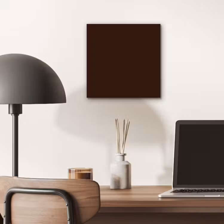 Aluminium schilderij - Dark - Chocolate - Bruin — 7