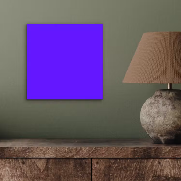 Aluminium schilderij - Electric - Indigo - Paars — 4