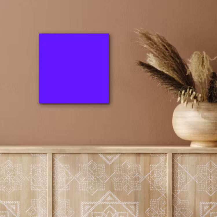 Aluminium schilderij - Electric - Indigo - Paars — 6