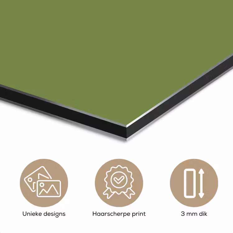 Aluminium schilderij - Moss - Green - Groen — 3
