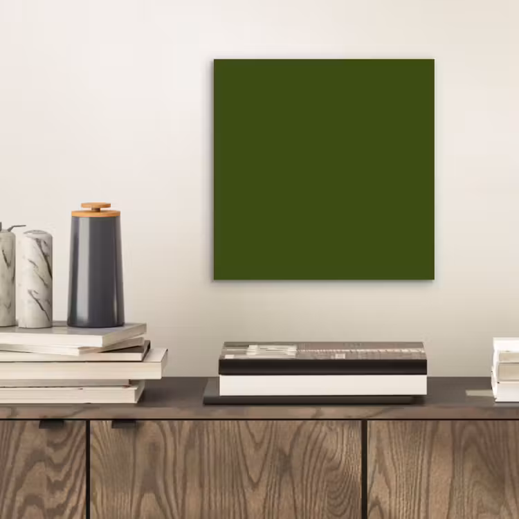 Aluminium schilderij - Olive - Drab - Groen — 2
