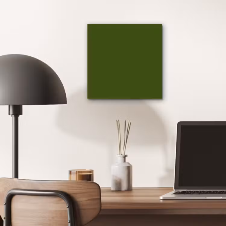 Aluminium schilderij - Olive - Drab - Groen — 7