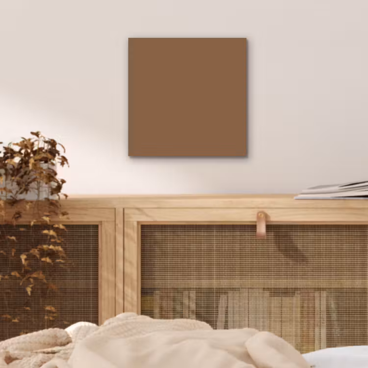 Aluminium schilderij - Soft - Walnut - Bruin — 5