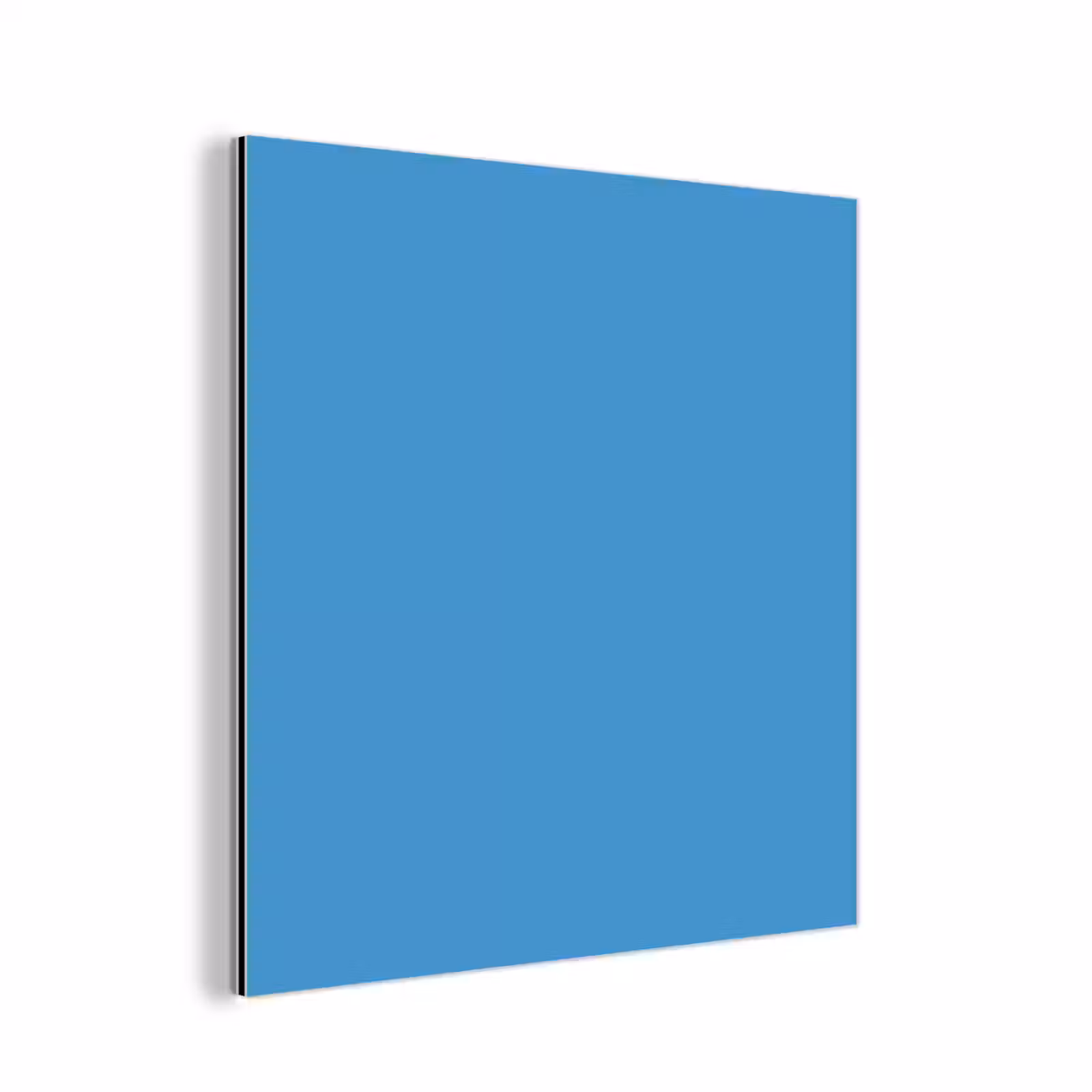 Aluminium schilderij - Steel - Blue - Blauw — 1