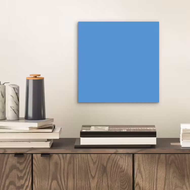 Aluminium schilderij - Cornflower - Blue - Blauw — 2