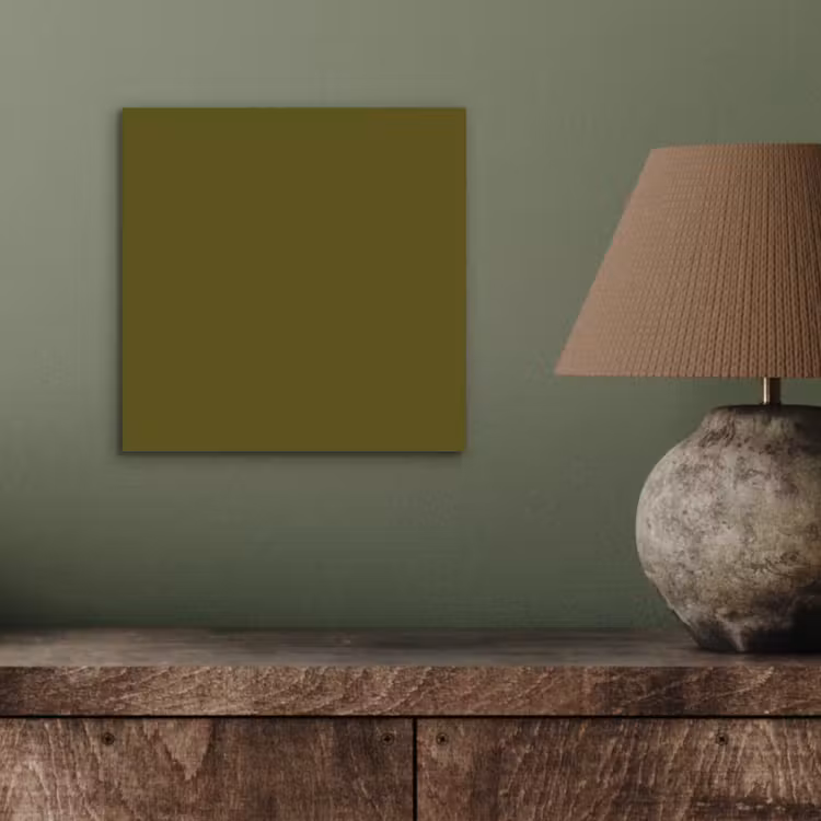 Aluminium schilderij - Dark - Olive - Groen — 4