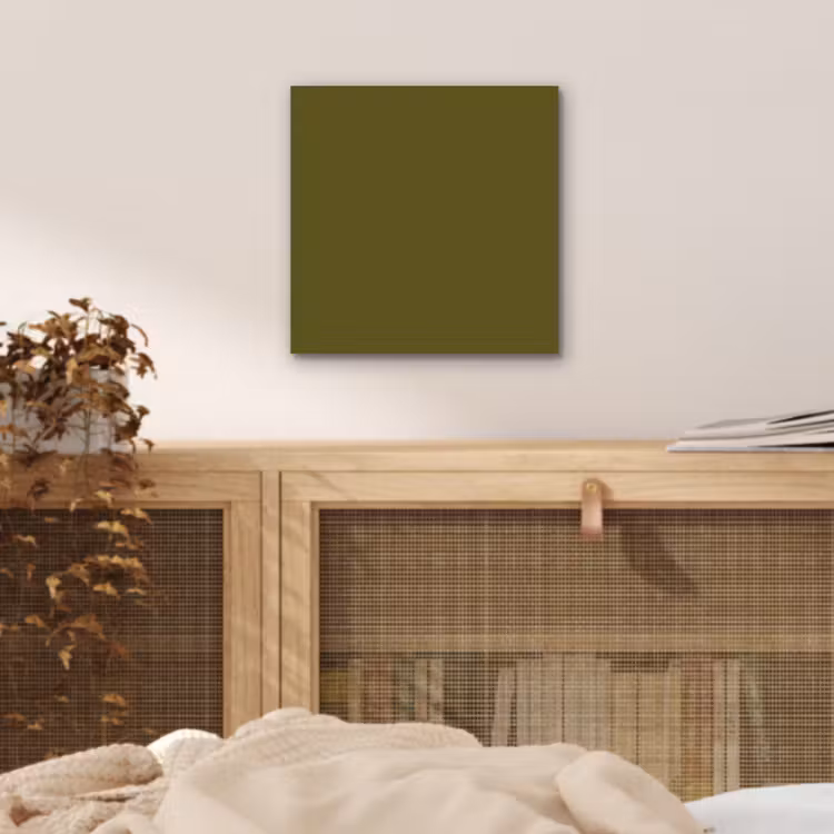 Aluminium schilderij - Dark - Olive - Groen — 5
