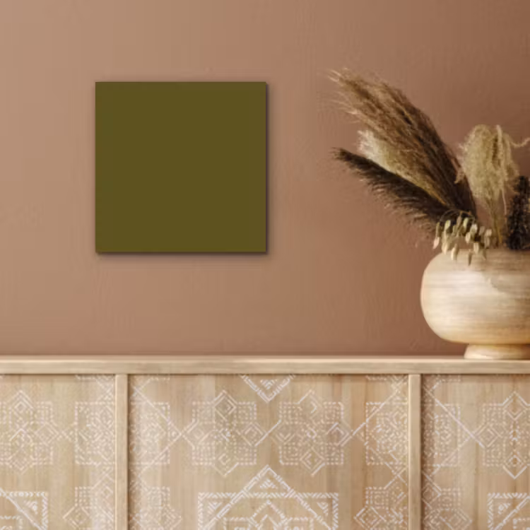 Aluminium schilderij - Dark - Olive - Groen — 6