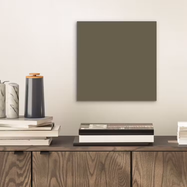Aluminium schilderij - Deep - Khaki - Groen — 2