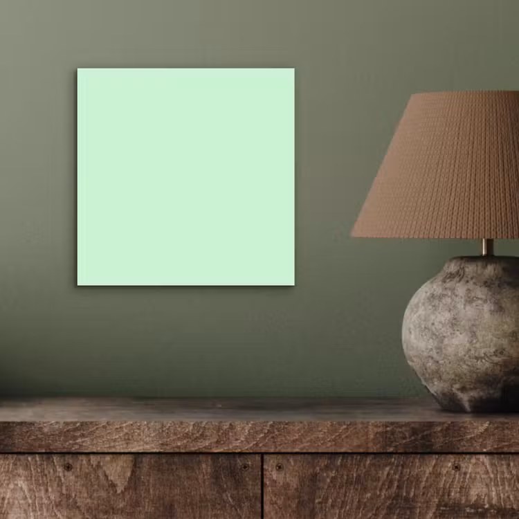 Aluminium schilderij - Pale - Mint - Groen — 4