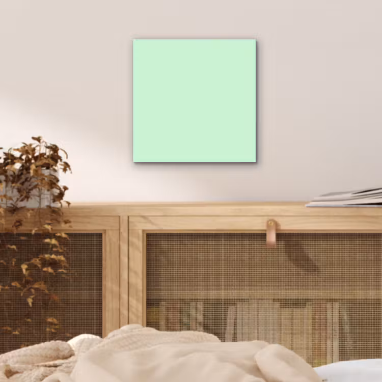 Aluminium schilderij - Pale - Mint - Groen — 5