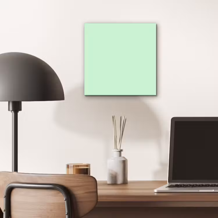 Aluminium schilderij - Pale - Mint - Groen — 7