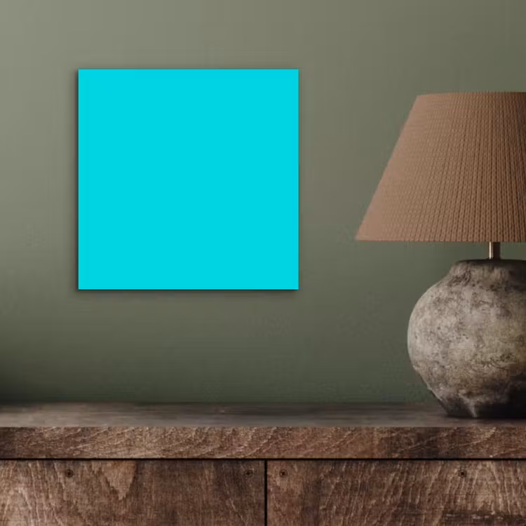 Aluminium schilderij - Vivid - Aquamarine - Turkoois — 4