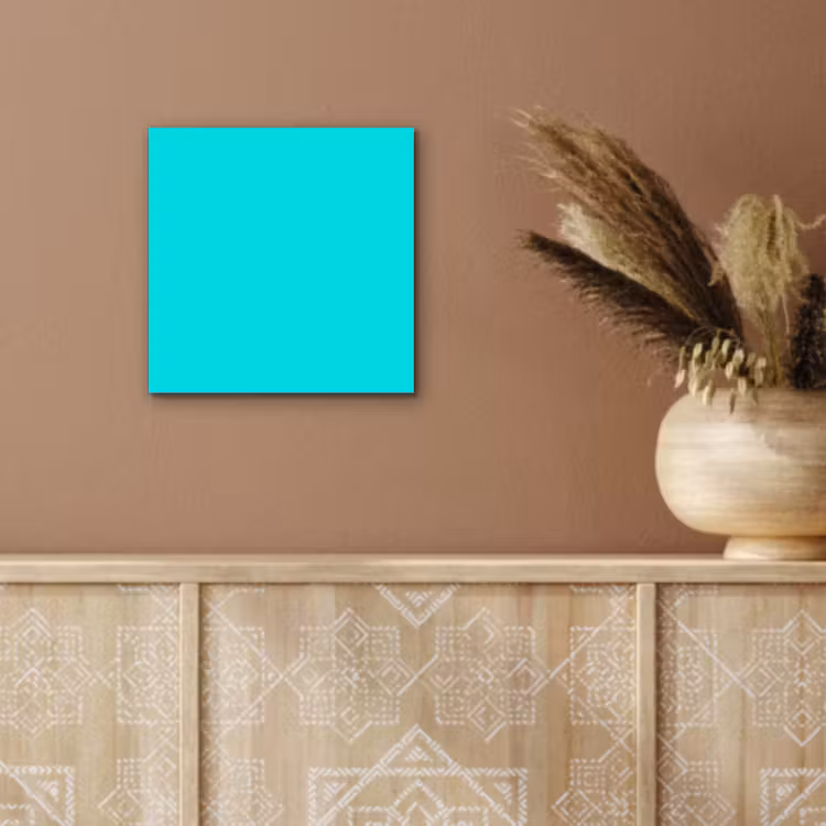 Aluminium schilderij - Vivid - Aquamarine - Turkoois — 6