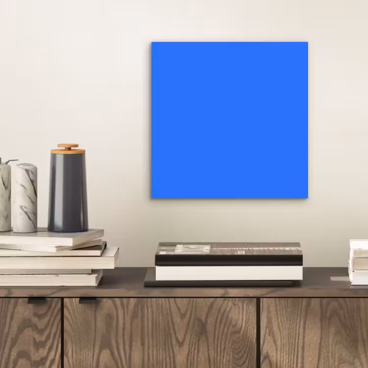 Aluminium schilderij - Vivid - Cobalt - Blauw — 2
