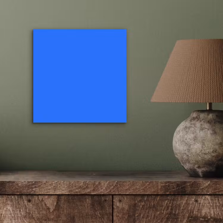 Aluminium schilderij - Vivid - Cobalt - Blauw — 4