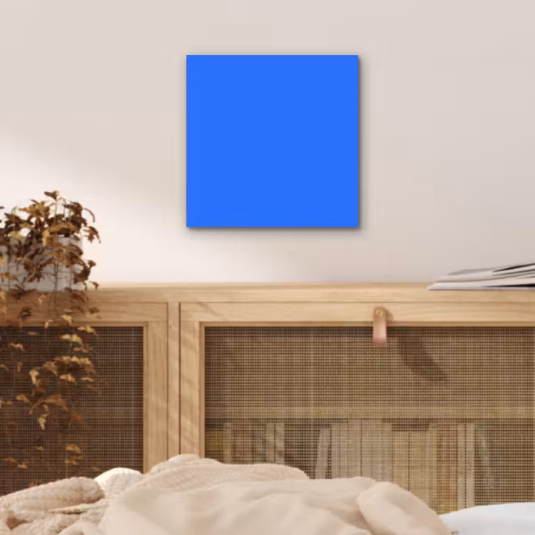 Aluminium schilderij - Vivid - Cobalt - Blauw — 5