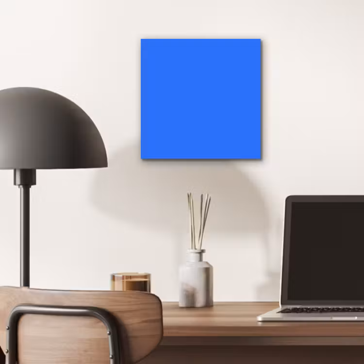 Aluminium schilderij - Vivid - Cobalt - Blauw — 7