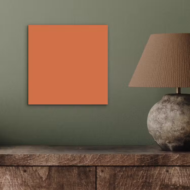 Aluminium schilderij - Classic - Terracotta - Oranje — 4
