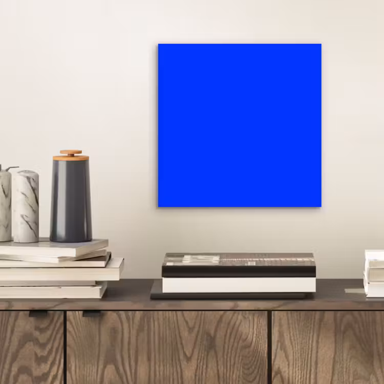 Aluminium schilderij - Electric - Blue - Blauw — 2