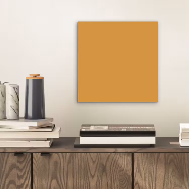 Aluminium schilderij - Autumn - Mustard - Geel — 2