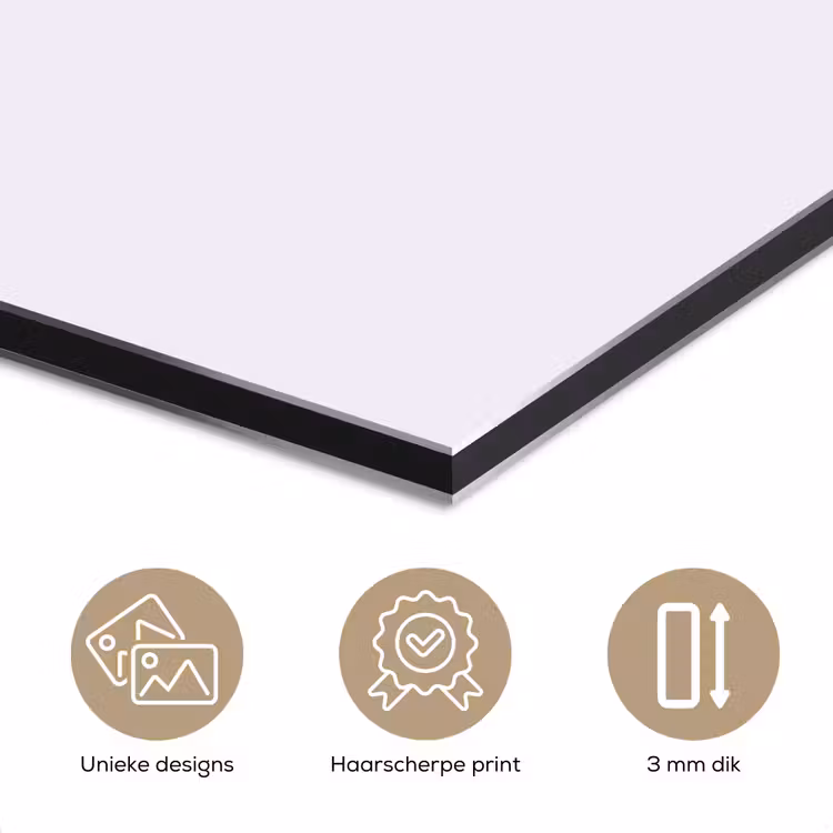 Aluminium schilderij - Lilac - Luxe - Paars — 3