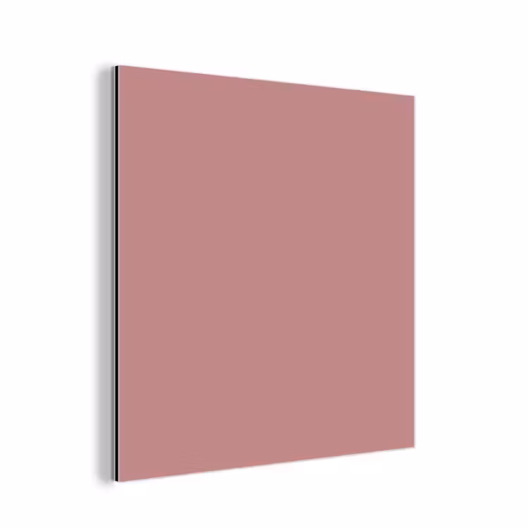 Aluminium schilderij - Dusty - Rose - Roze — 1