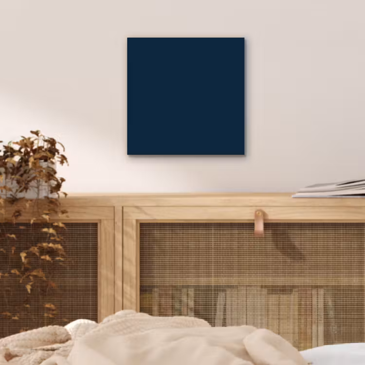 Aluminium schilderij - Midnight - Blue - Blauw — 5