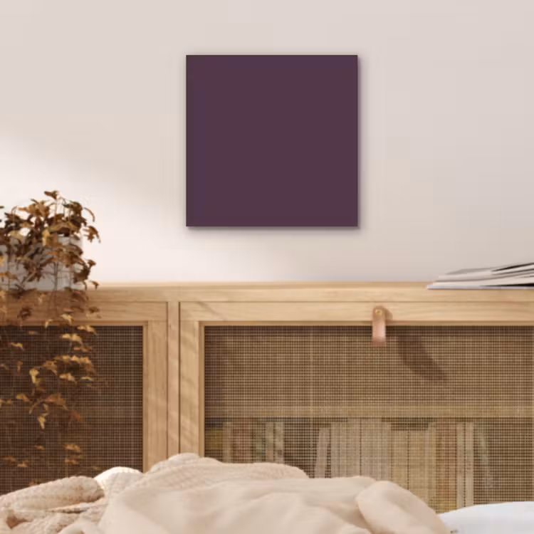 Aluminium schilderij - Midnight - Plum - Paars — 5
