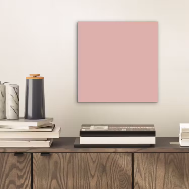 Aluminium schilderij - Soft - Blush - Roze — 2