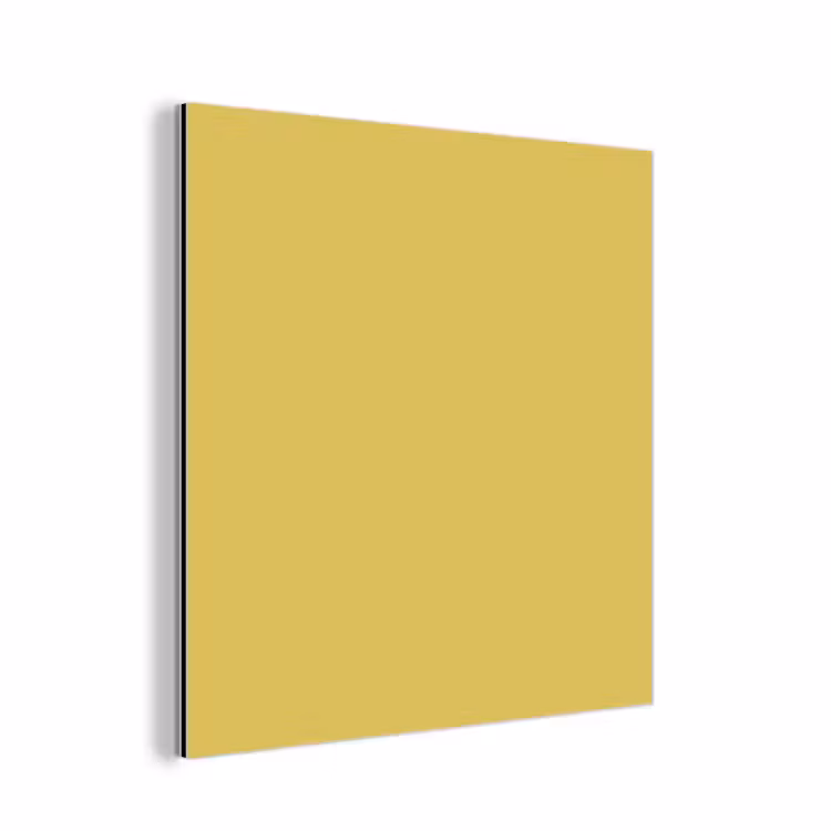 Aluminium schilderij - Golden - Victory - Geel — 1