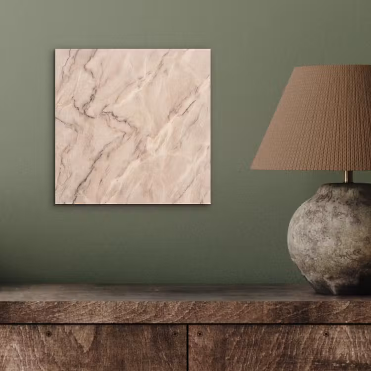 Aluminium schilderij - Marmer - Patroon - Abstract - Modern - Beige — 4