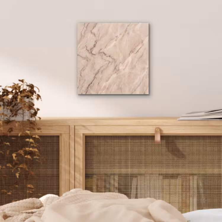 Aluminium schilderij - Marmer - Patroon - Abstract - Modern - Beige — 5
