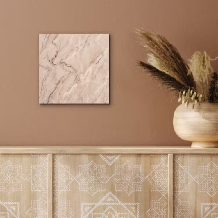 Aluminium schilderij - Marmer - Patroon - Abstract - Modern - Beige — 6