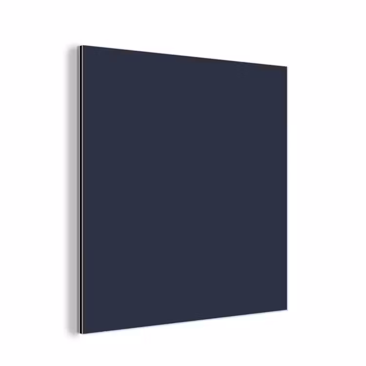 Aluminium schilderij - Midnight - Swing - Blauw — 1