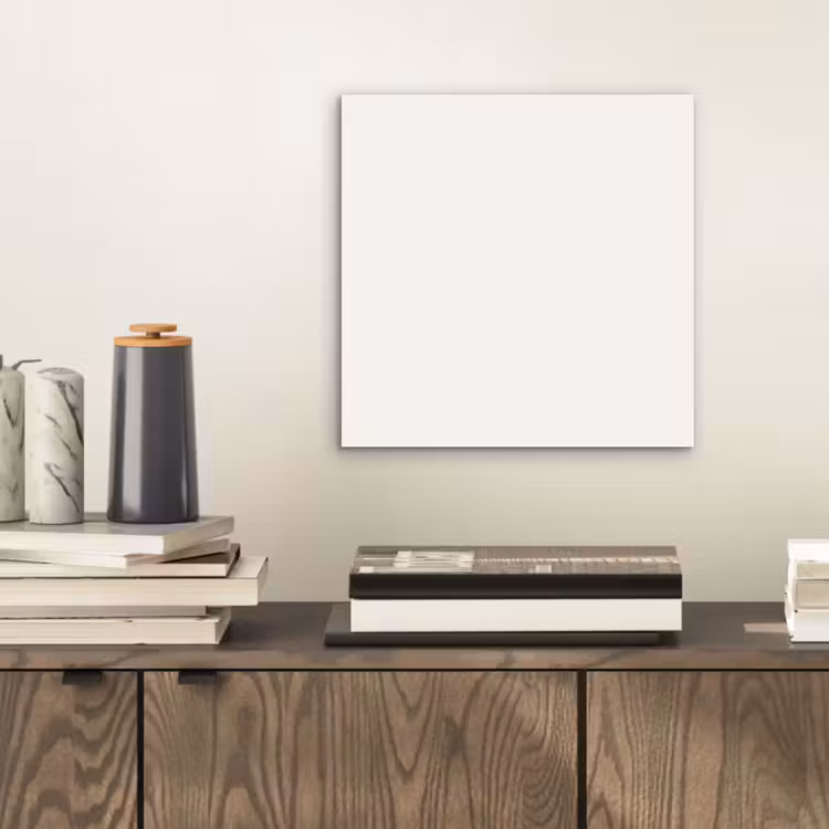 Aluminium schilderij - Pure - Alabaster - Wit — 2