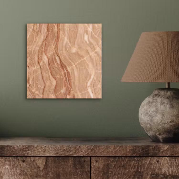 Aluminium schilderij - Marmer - Ader - Natuur - Abstract - Beige — 4