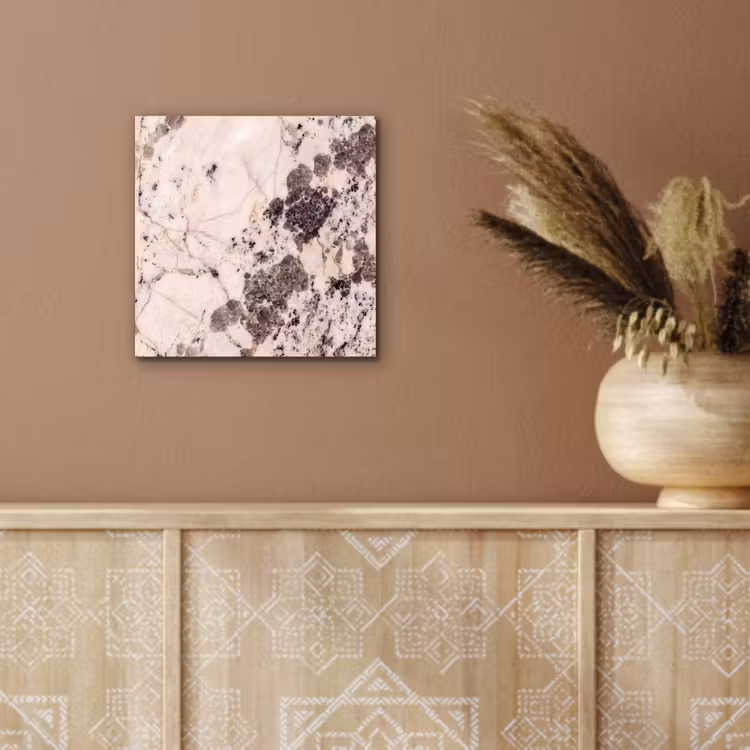 Aluminium schilderij - Natuursteen - Patroon - Abstract - Beige - Grijs — 6